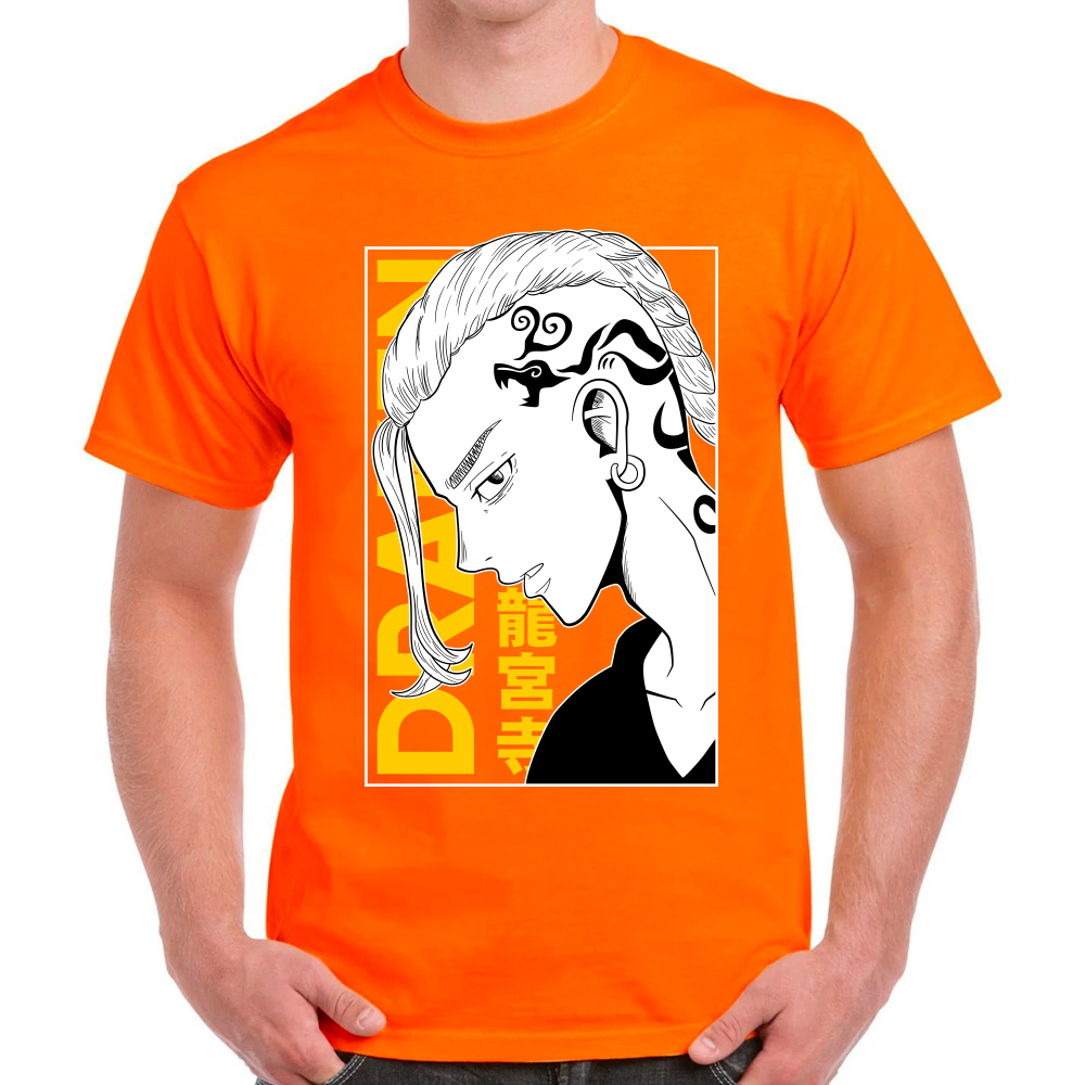 Playera Draken Tokyo Revengers Algodón Premium #0001672