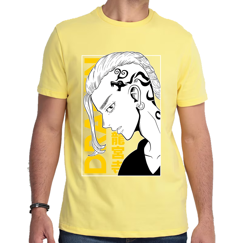 Playera Draken Tokyo Revengers Algodón Premium #0001672