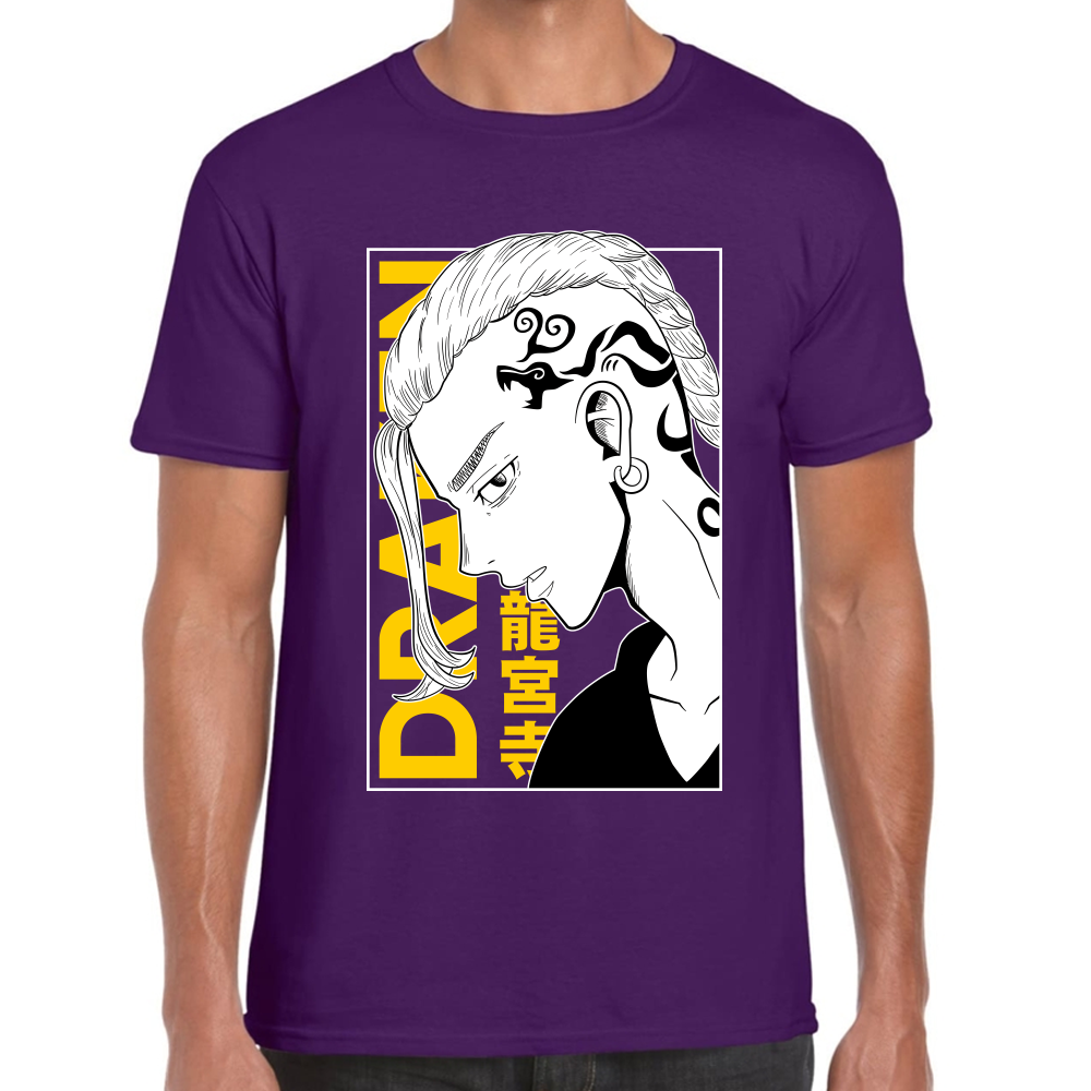 Playera Draken Tokyo Revengers Algodón Premium #0001672