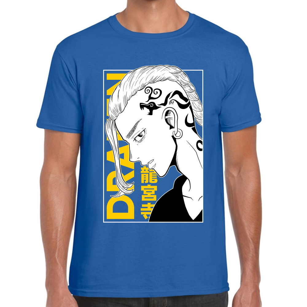 Playera Draken Tokyo Revengers Algodón Premium #0001672