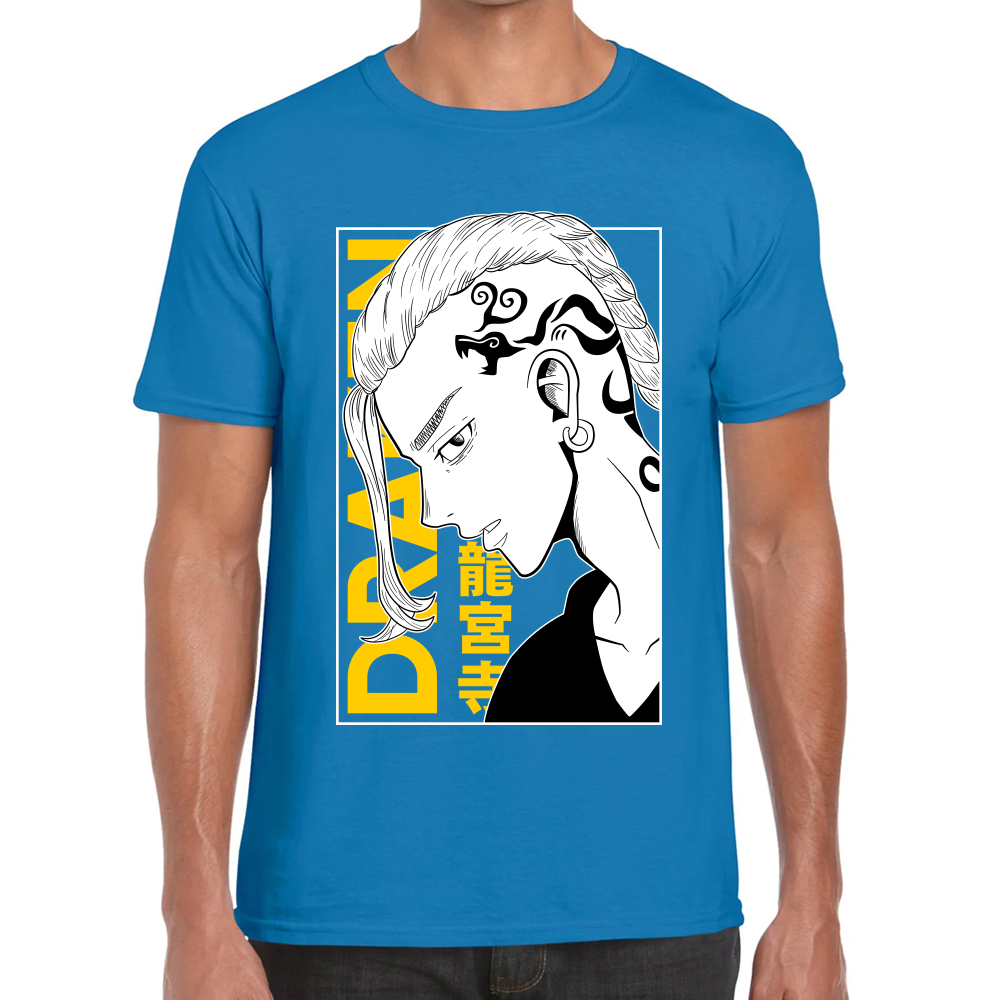 Playera Draken Tokyo Revengers Algodón Premium #0001672