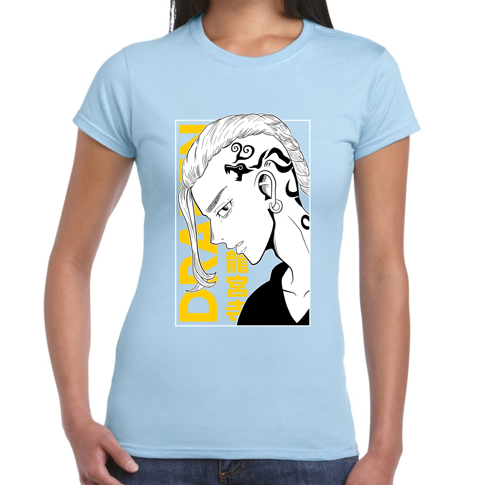 Playera Draken Tokyo Revengers Algodón Premium #0001672