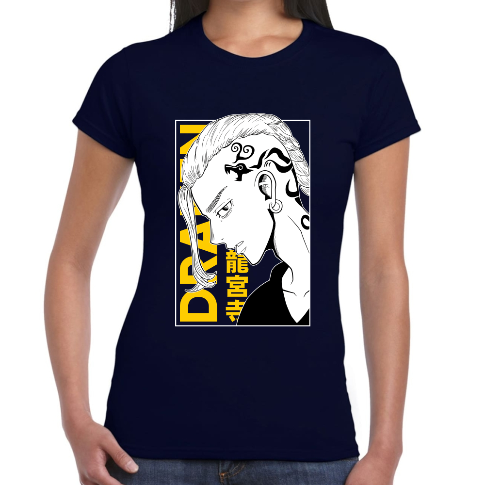 Playera Draken Tokyo Revengers Algodón Premium #0001672