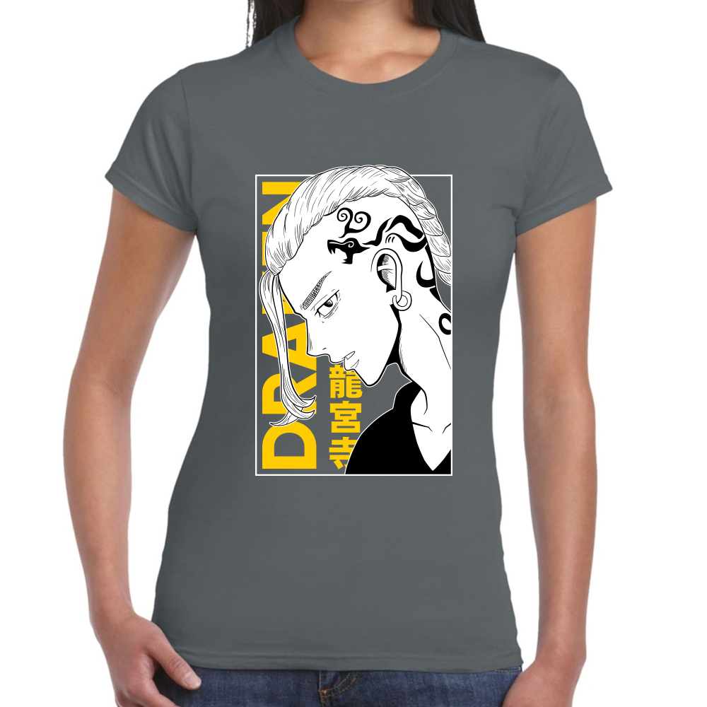 Playera Draken Tokyo Revengers Algodón Premium #0001672