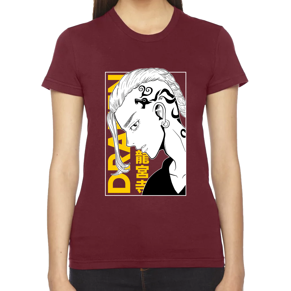 Playera Draken Tokyo Revengers Algodón Premium #0001672