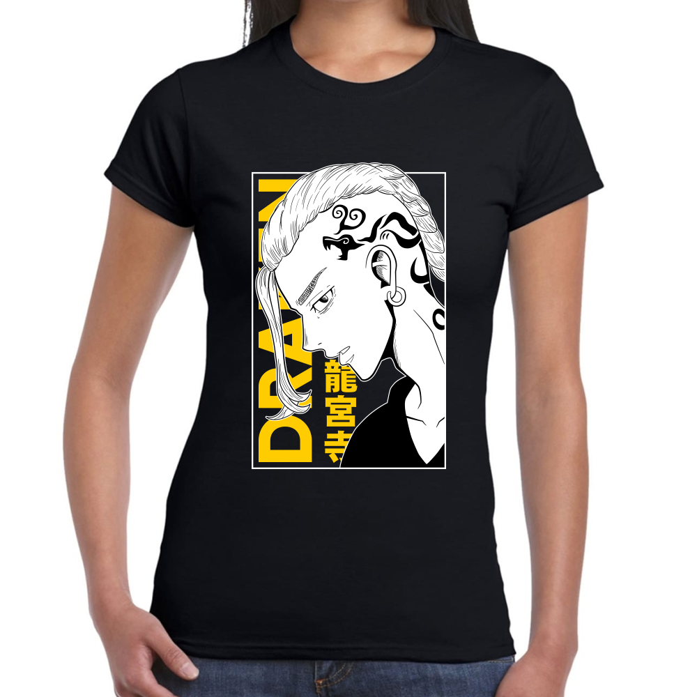 Playera Draken Tokyo Revengers Algodón Premium #0001672