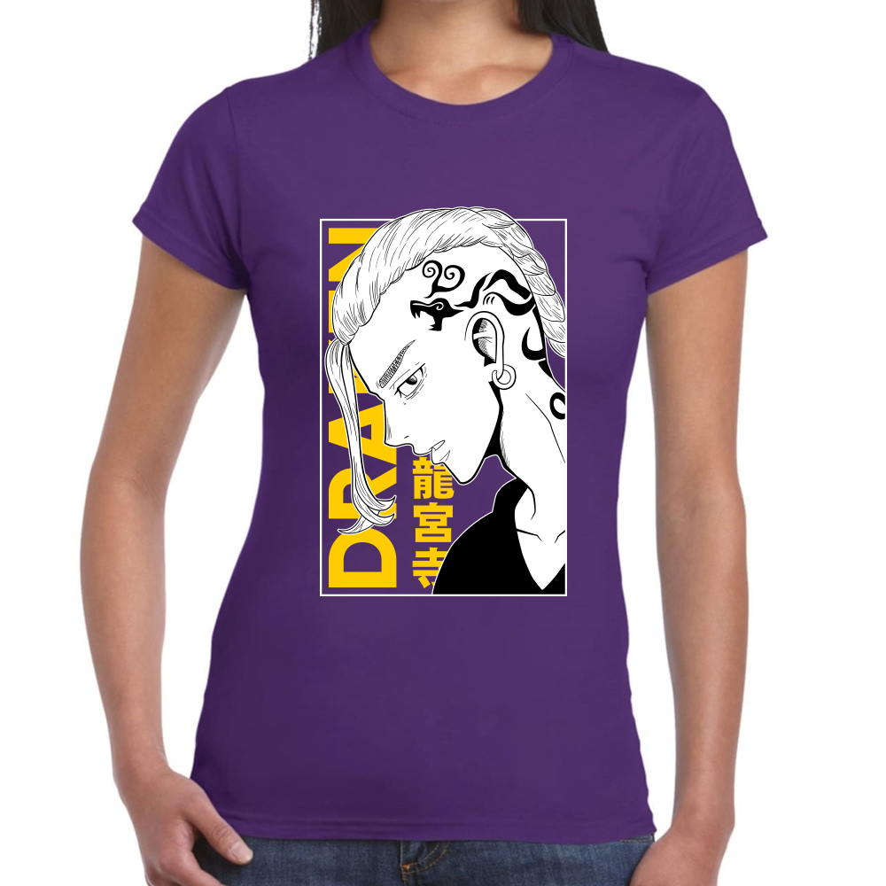 Playera Draken Tokyo Revengers Algodón Premium #0001672