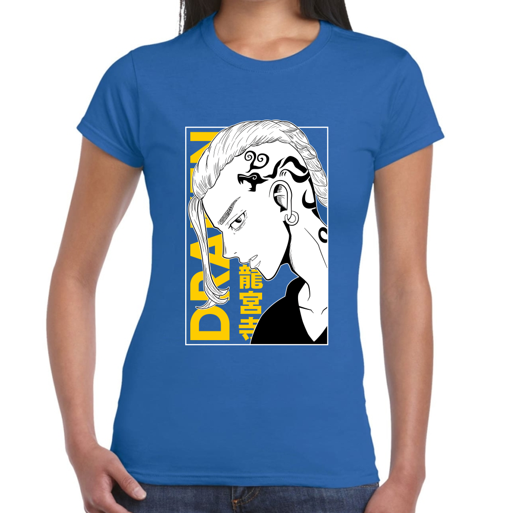 Playera Draken Tokyo Revengers Algodón Premium #0001672