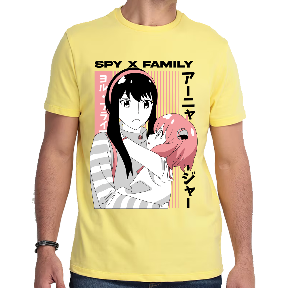 Playera Yor & Anya Spy x Family Algodón Premium #0001681