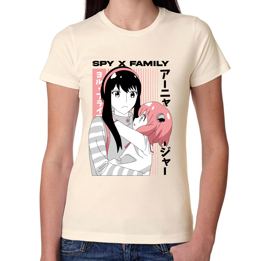 Playera Yor & Anya Spy x Family Algodón Premium #0001681