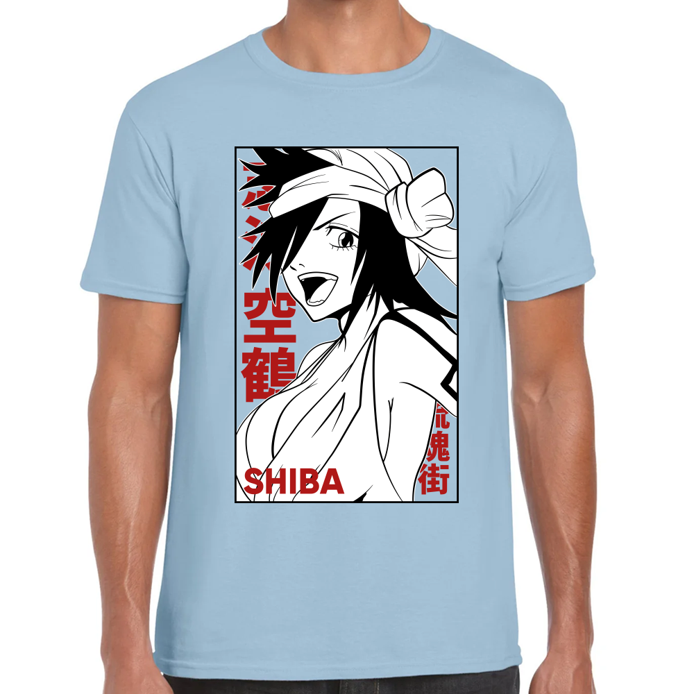 Playera Kukaku Shiba Bleach Algodón Premium #0001683