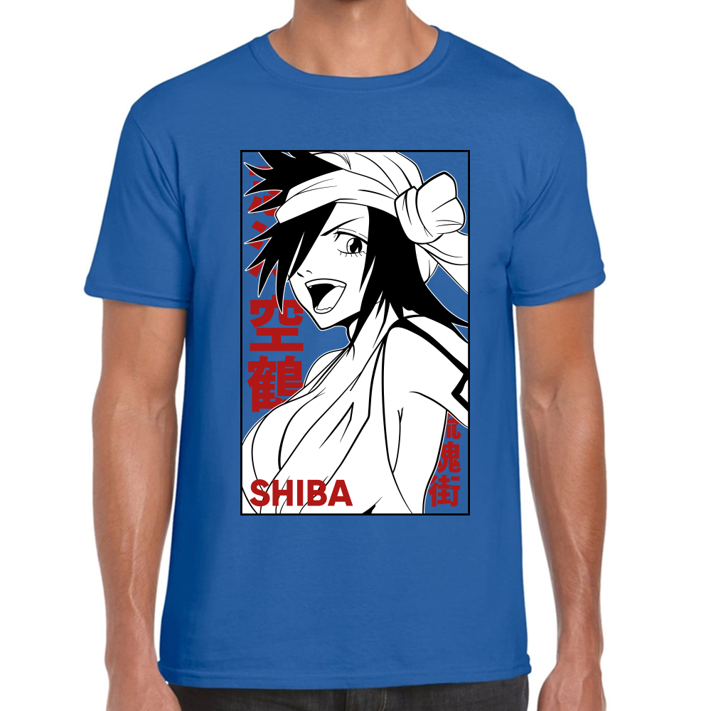 Playera Kukaku Shiba Bleach Algodón Premium #0001683