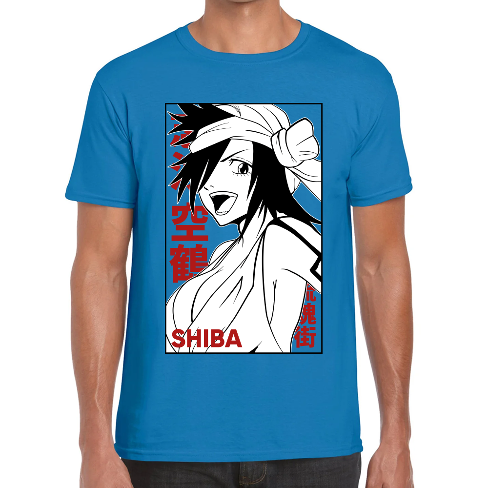 Playera Kukaku Shiba Bleach Algodón Premium #0001683