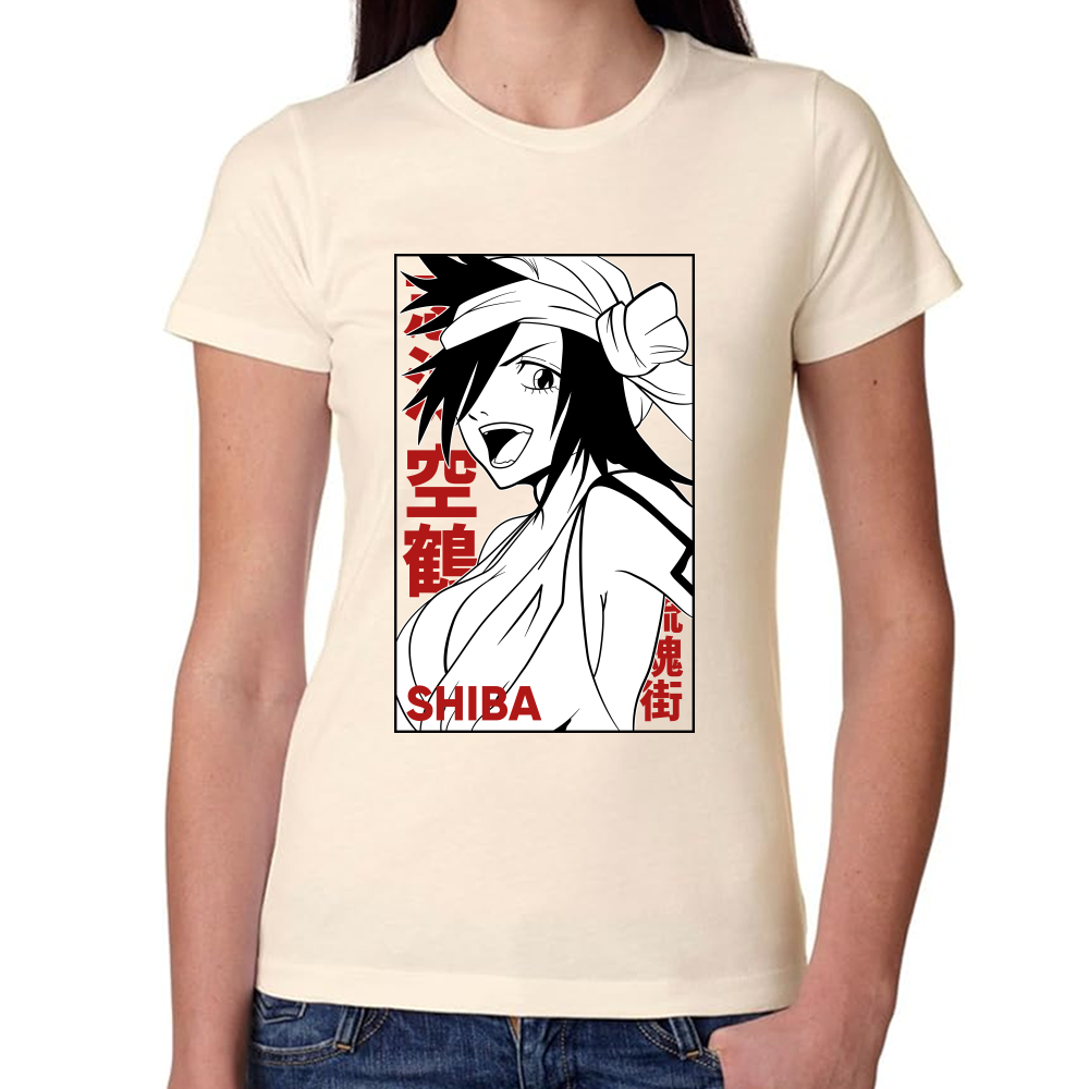 Playera Kukaku Shiba Bleach Algodón Premium #0001683