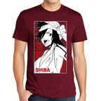 Playera Kukaku Shiba Bleach Algodón Premium #0001683