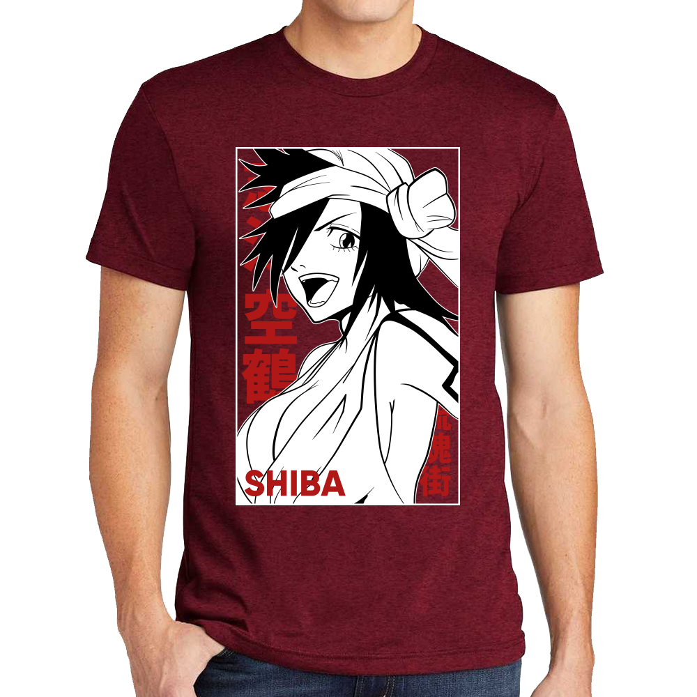 Playera Kukaku Shiba Bleach Algodón Premium #0001683