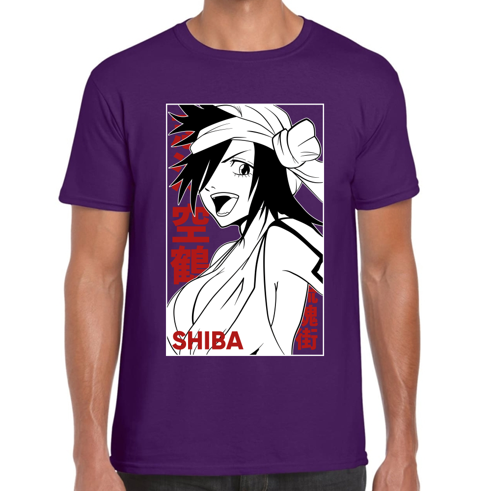 Playera Kukaku Shiba Bleach Algodón Premium #0001683