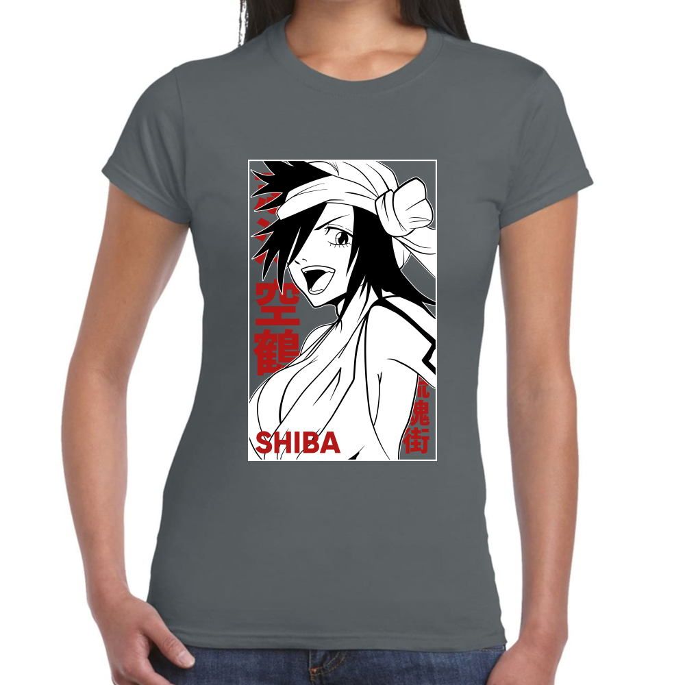 Playera Kukaku Shiba Bleach Algodón Premium #0001683