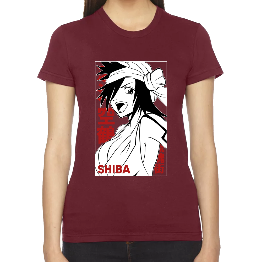 Playera Kukaku Shiba Bleach Algodón Premium #0001683