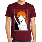 Playera Ichigo Kurosaki Bleach Algodón Premium #0001685