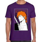 Playera Ichigo Kurosaki Bleach Algodón Premium #0001685