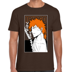 Playera Ichigo Kurosaki Bleach Algodón Premium #0001685