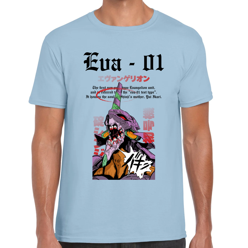 Playera Eva 01 Evangelion Algodón Premium #0001689