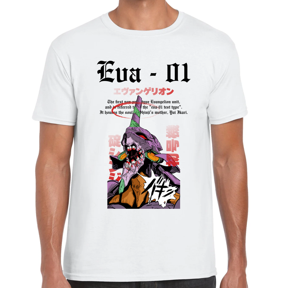 Playera Eva 01 Evangelion Algodón Premium #0001689