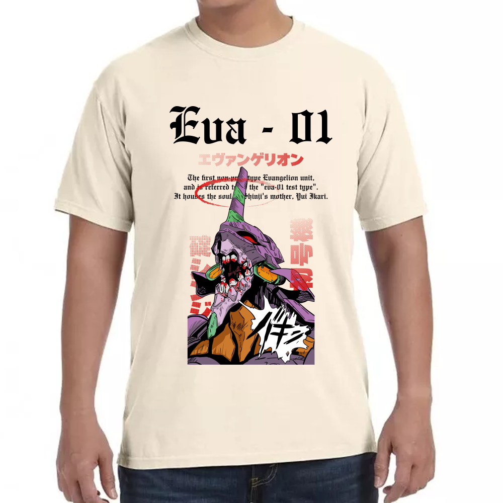 Playera Eva 01 Evangelion Algodón Premium #0001689