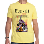 Playera Eva 01 Evangelion Algodón Premium #0001689