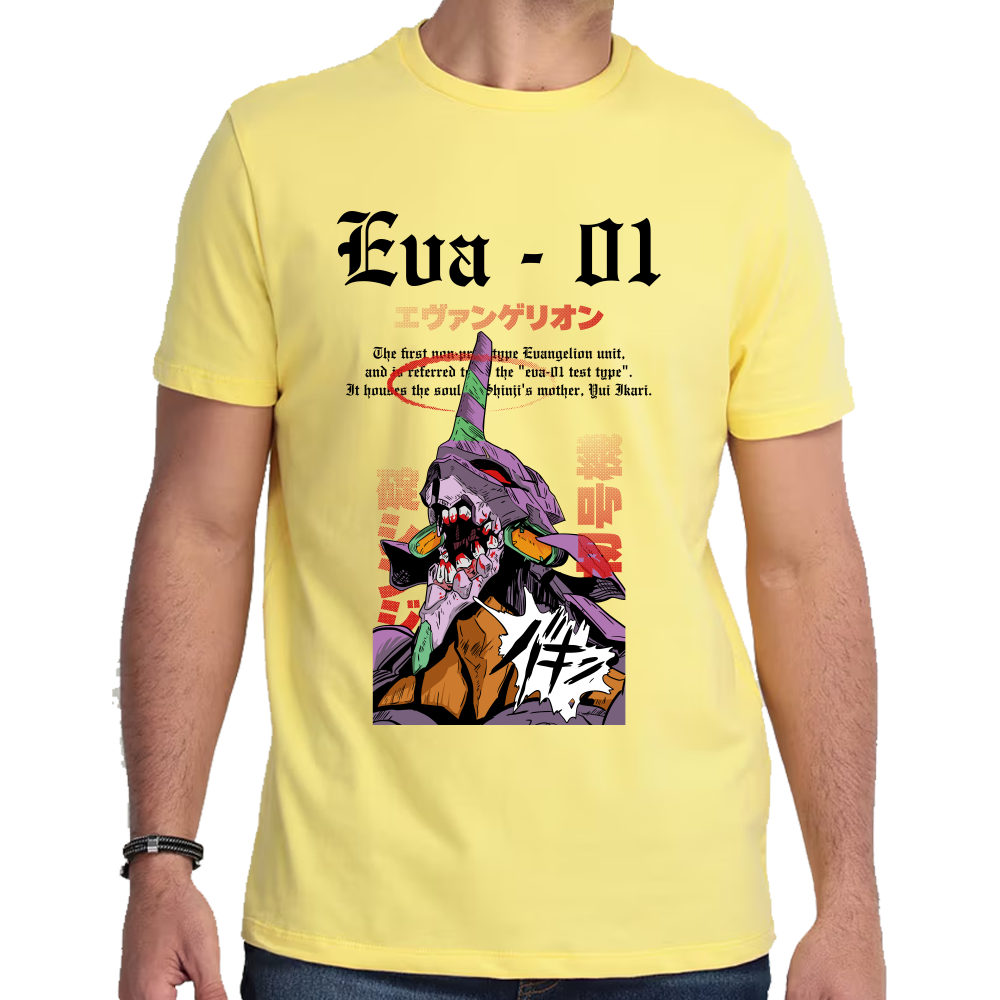 Playera Eva 01 Evangelion Algodón Premium #0001689