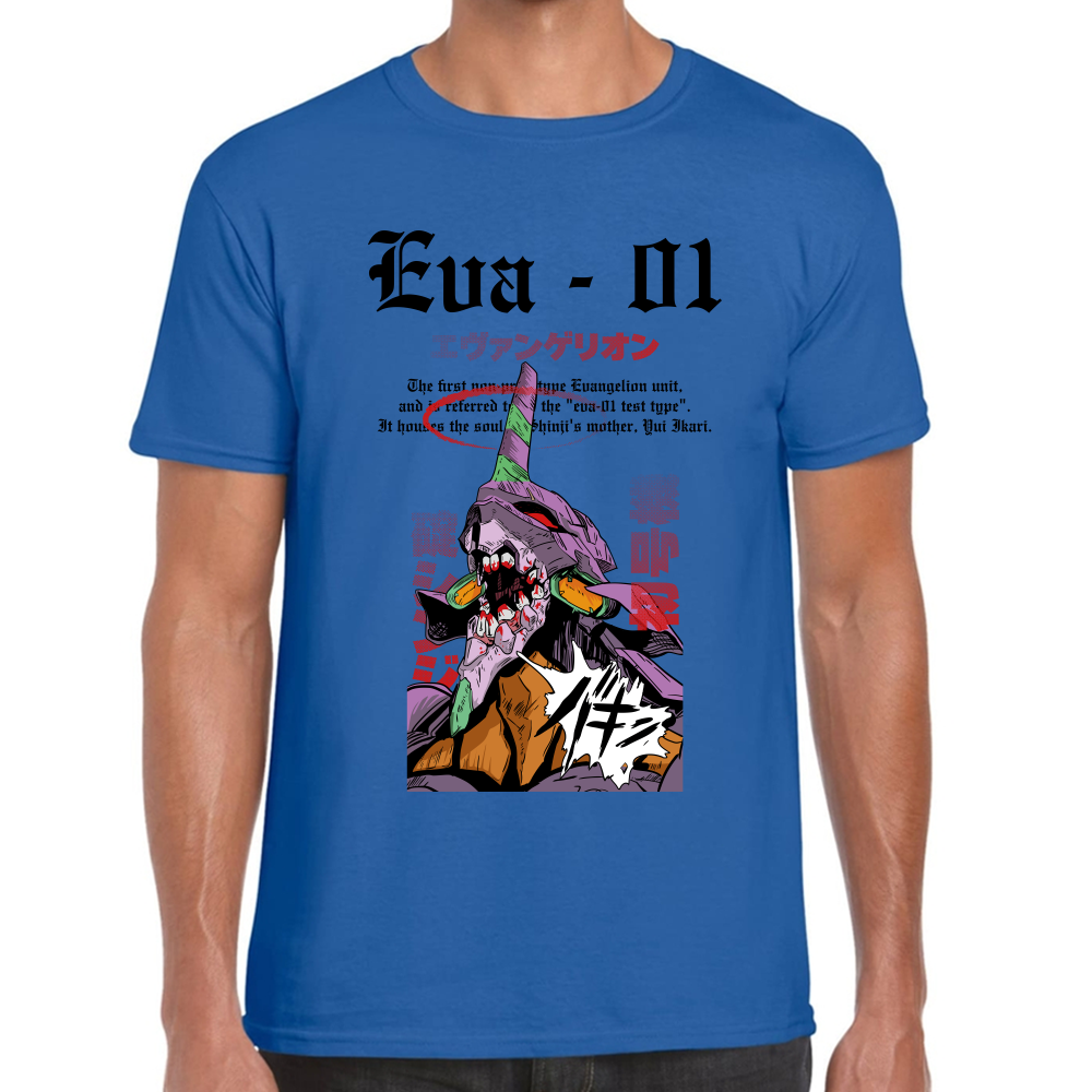 Playera Eva 01 Evangelion Algodón Premium #0001689