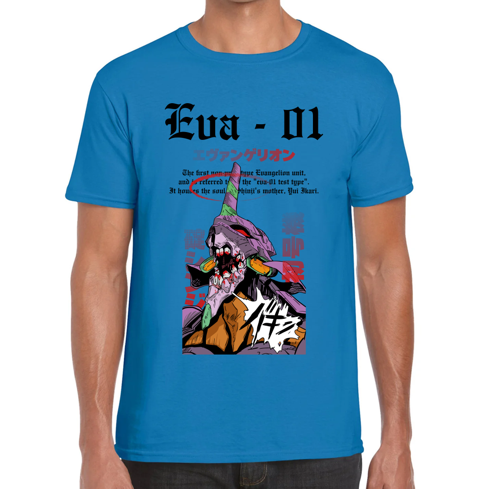 Playera Eva 01 Evangelion Algodón Premium #0001689