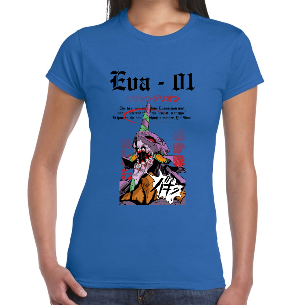 Playera Eva 01 Evangelion Algodón Premium #0001689