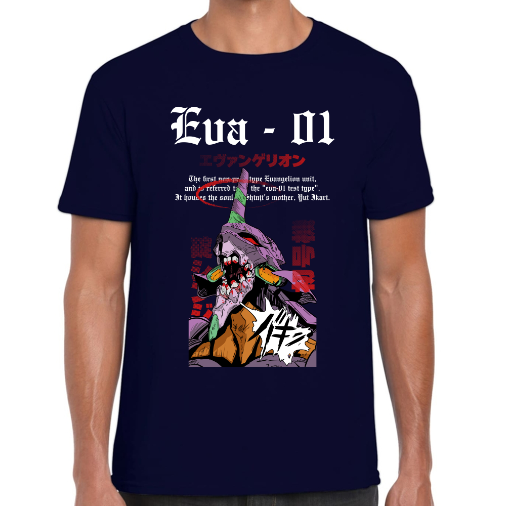 Playera Eva 01 Evangelion Algodón Premium #0001689