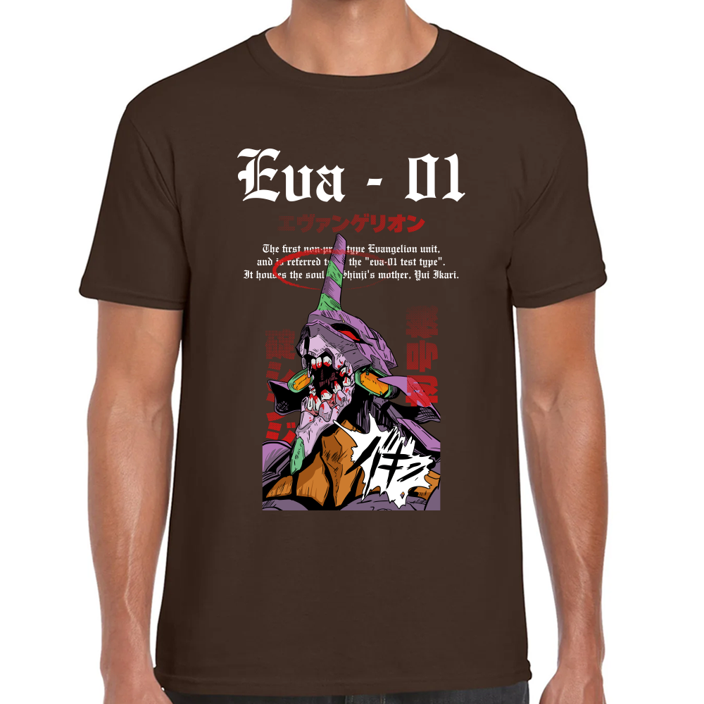 Playera Eva 01 Evangelion Algodón Premium #0001689