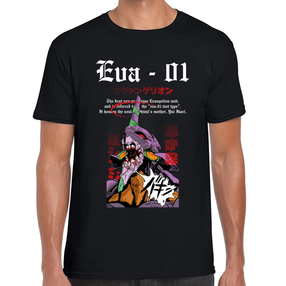 Playera Eva 01 Evangelion Algodón Premium #0001689