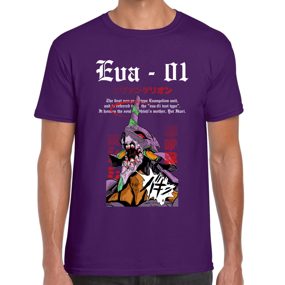 Playera Eva 01 Evangelion Algodón Premium #0001689