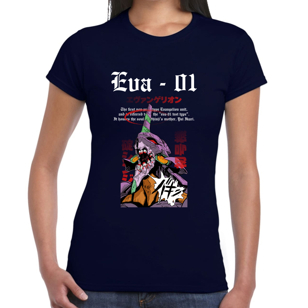 Playera Eva 01 Evangelion Algodón Premium #0001689