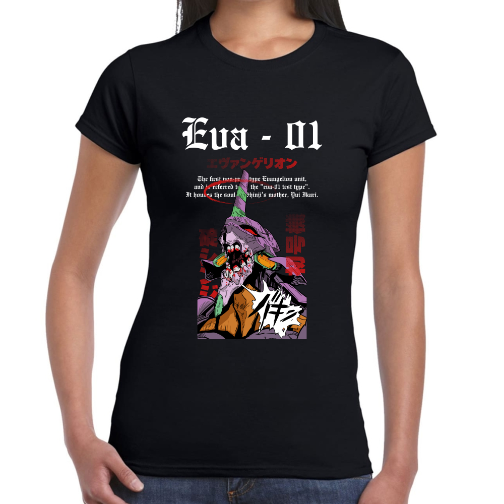Playera Eva 01 Evangelion Algodón Premium #0001689