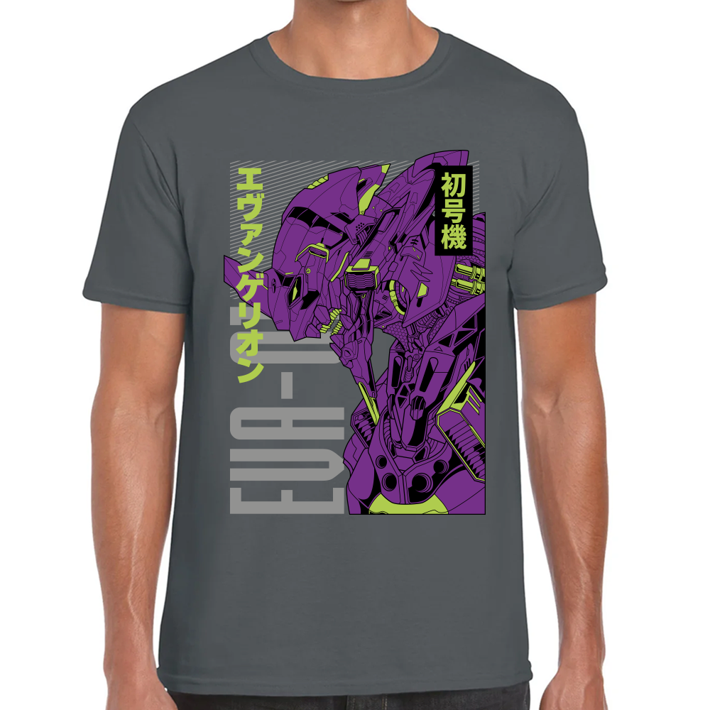Playera Eva 01 Evangelion Algodón Premium #0001690