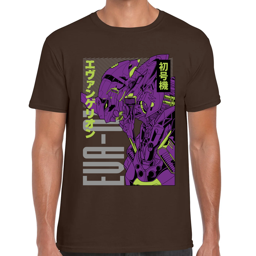 Playera Eva 01 Evangelion Algodón Premium #0001690