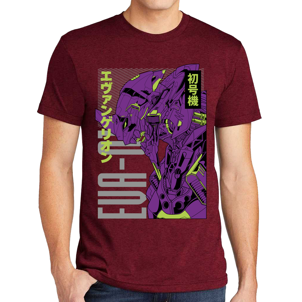Playera Eva 01 Evangelion Algodón Premium #0001690