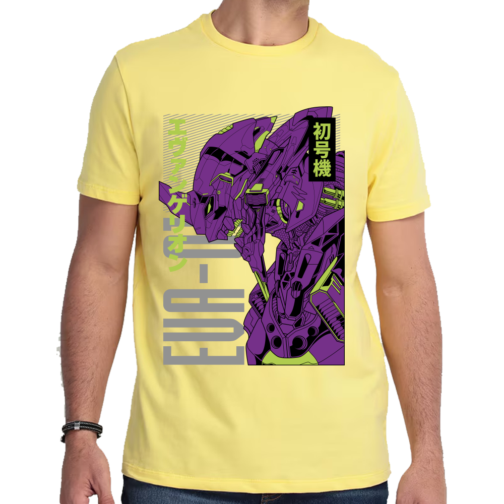 Playera Eva 01 Evangelion Algodón Premium #0001690
