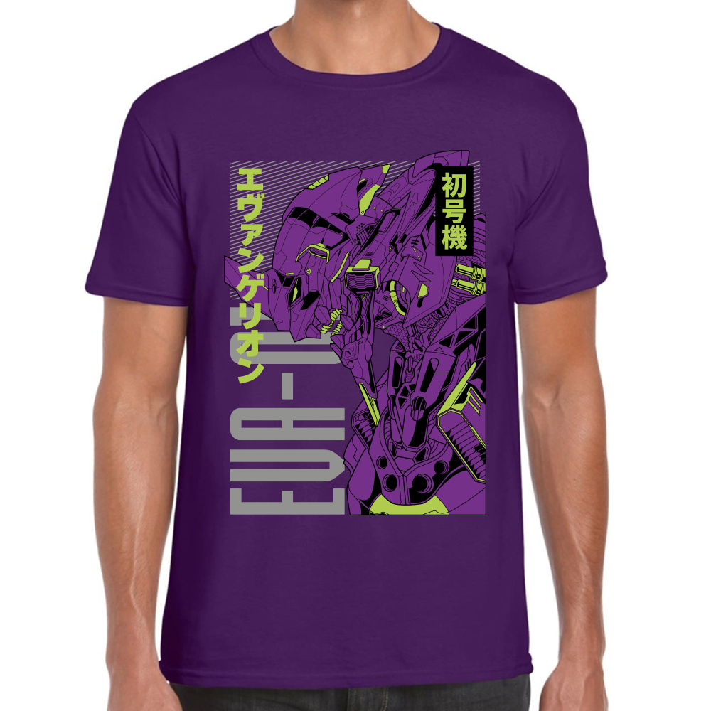 Playera Eva 01 Evangelion Algodón Premium #0001690