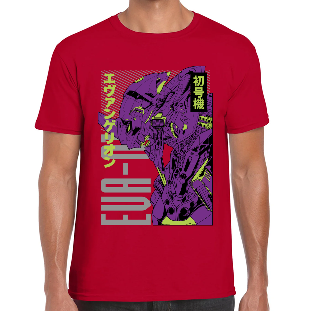 Playera Eva 01 Evangelion Algodón Premium #0001690