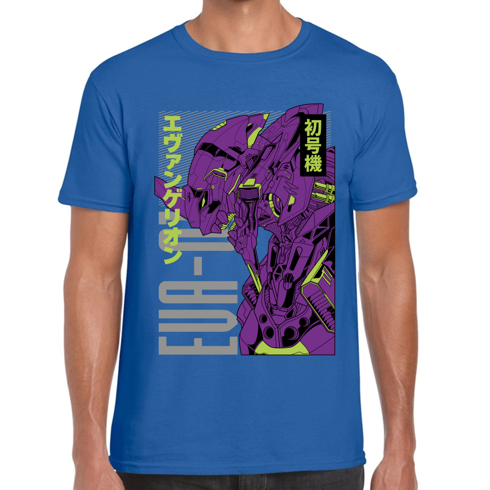 Playera Eva 01 Evangelion Algodón Premium #0001690