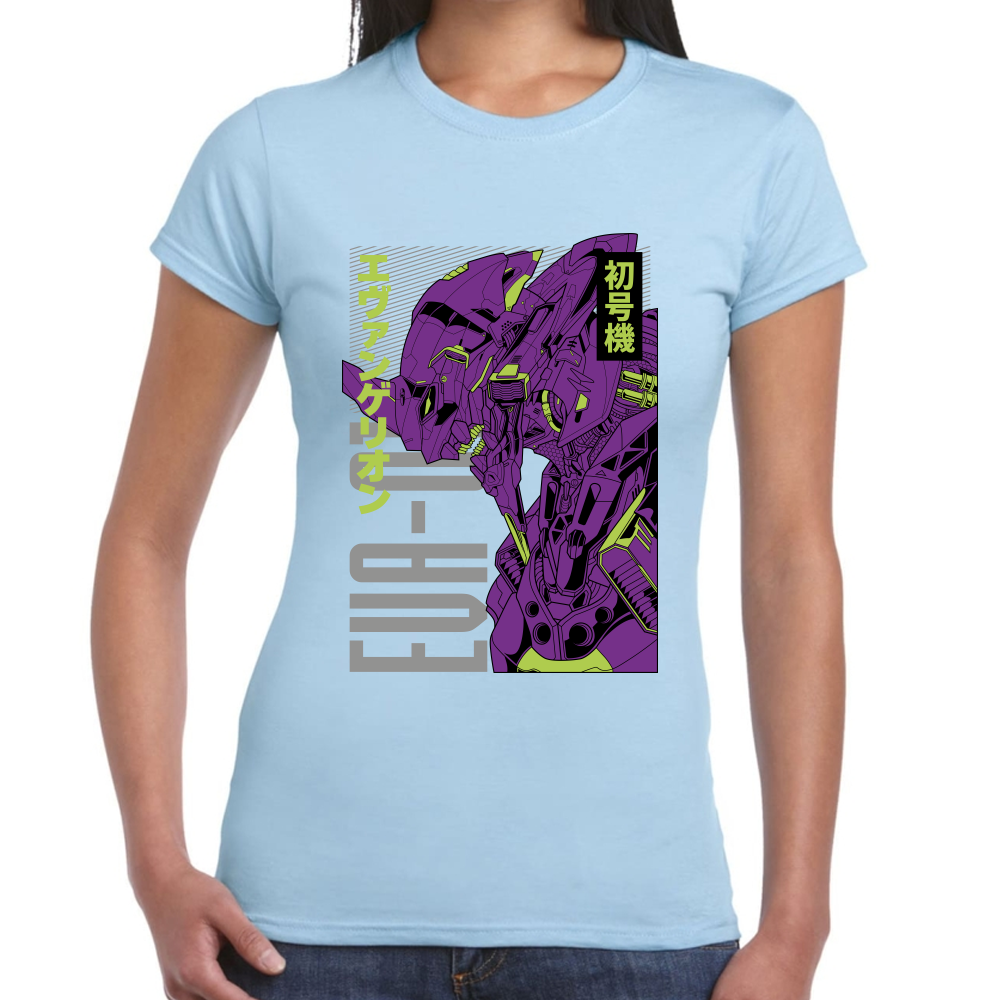 Playera Eva 01 Evangelion Algodón Premium #0001690