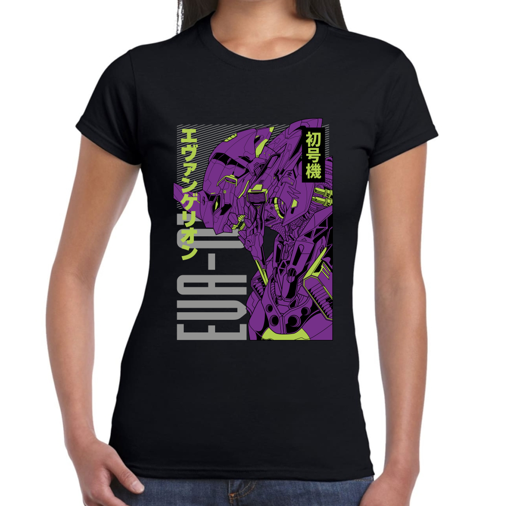 Playera Eva 01 Evangelion Algodón Premium #0001690 Imagen secundaria del producto