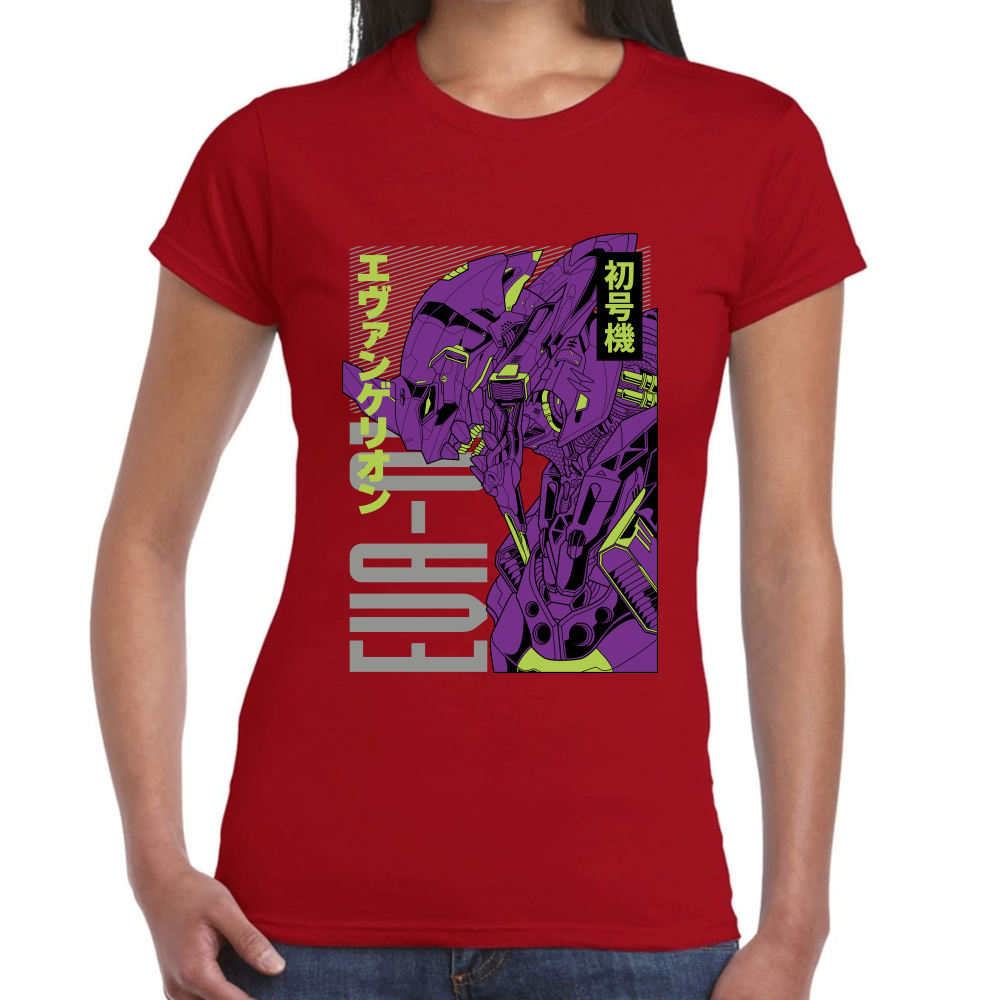 Playera Eva 01 Evangelion Algodón Premium #0001690